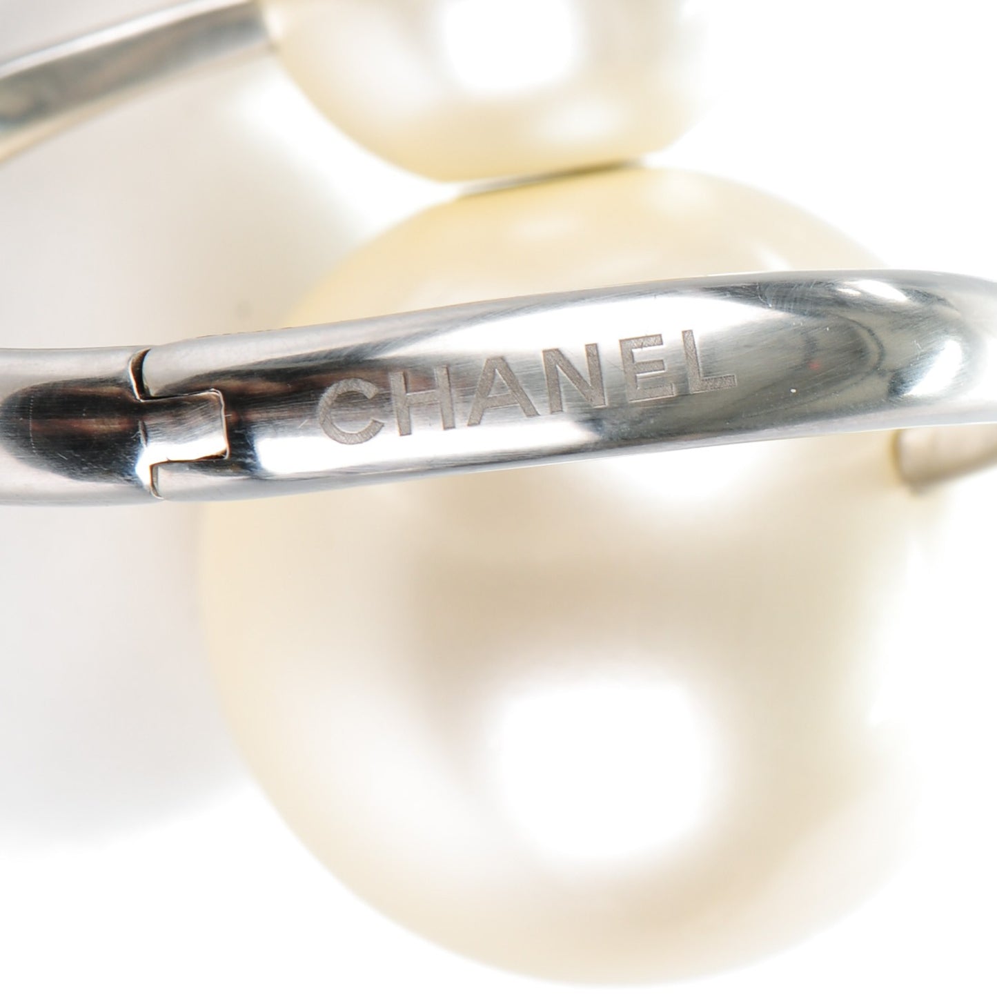 Double Pearl Cuff Silver
