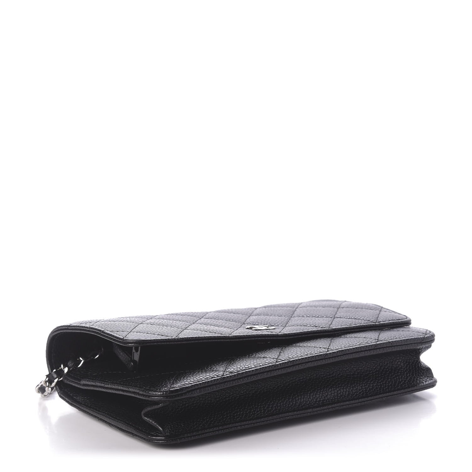 Chanel Caviar Quilted Wallet On Chain WOC Black 4 of 11