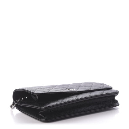 Chanel Caviar Quilted Wallet On Chain WOC Black 4 of 11