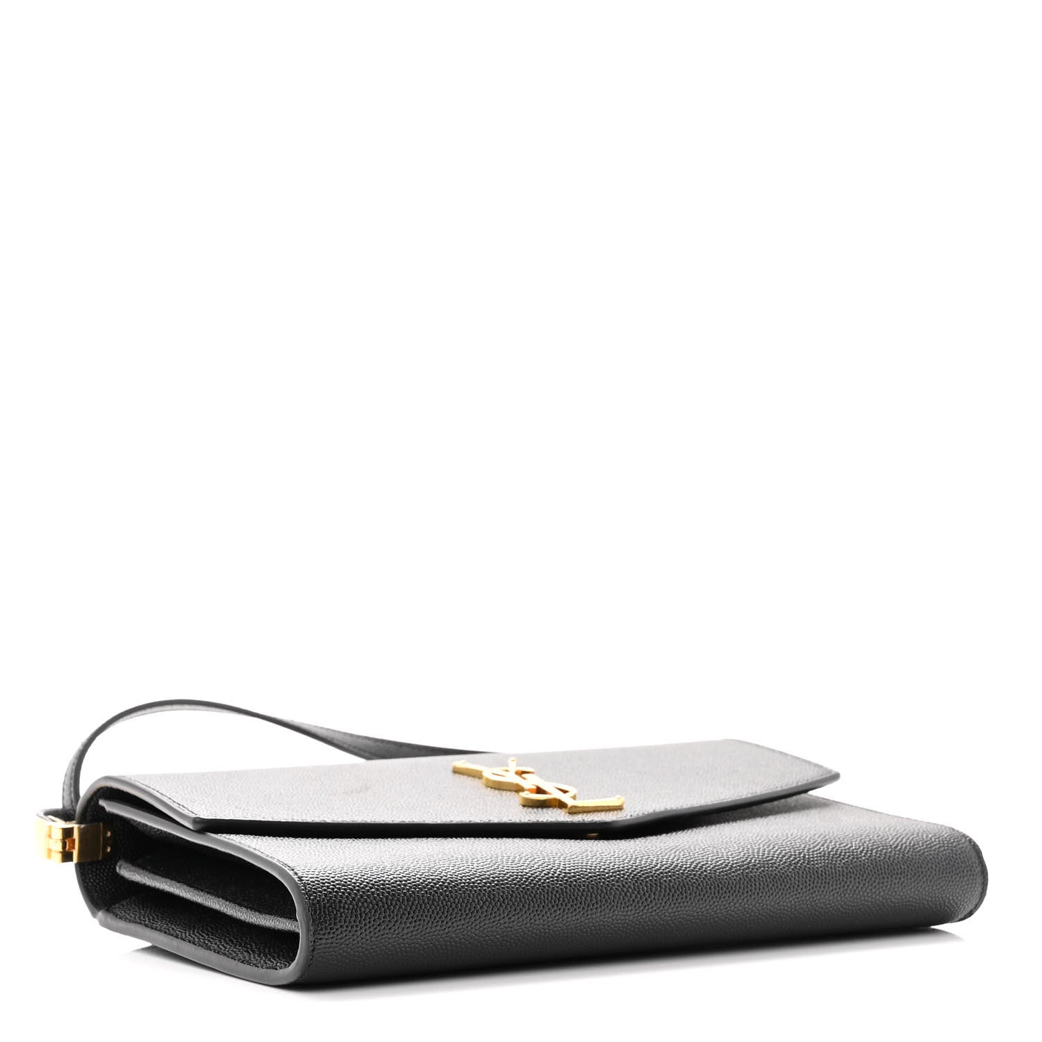 Saint Laurent Grain De Poudre Mini Uptown Crossbody Bag Black 4 of 10
