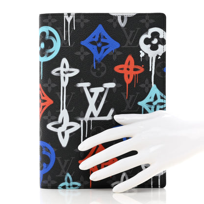 Louis Vuitton Monogram Eclipse LV Graffiti Auguste Notebook Cover Multicolor 2 of 6