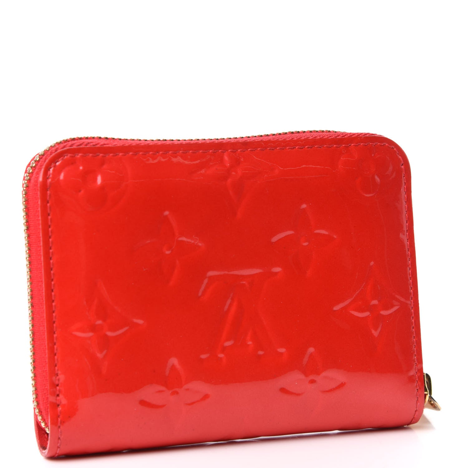 Louis Vuitton Vernis Zippy Coin Purse Rouge Grenadine 3 of 6