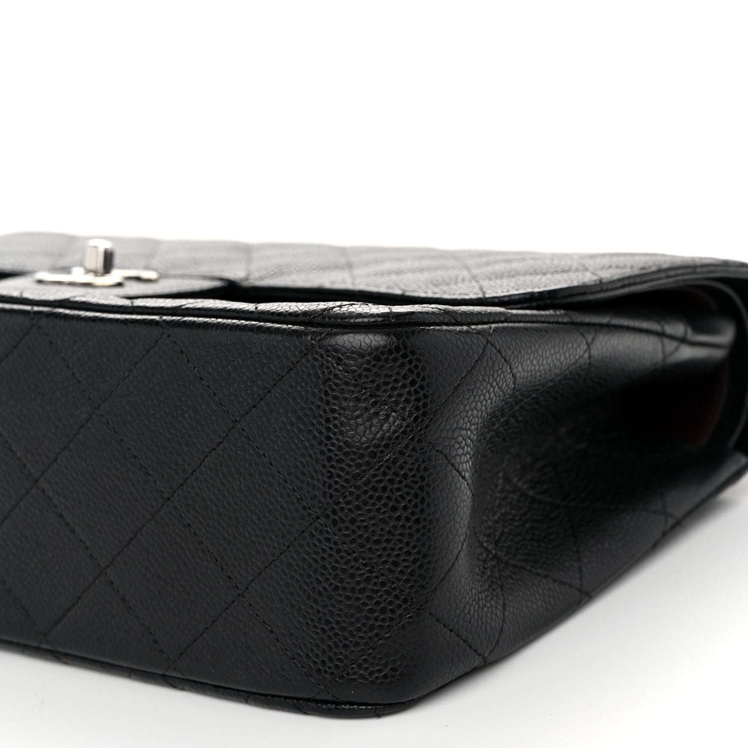 Chanel Caviar Quilted Jumbo Double Flap Black 10 of 11