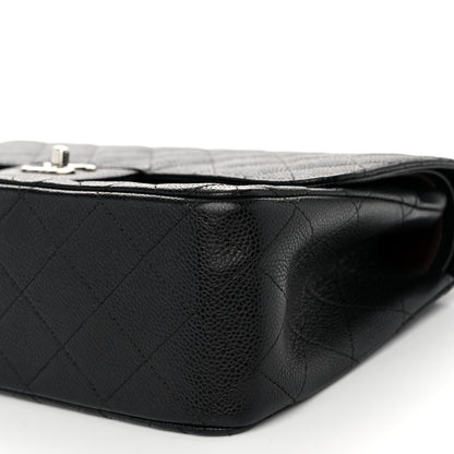 Chanel Caviar Quilted Jumbo Double Flap Black 10 of 11