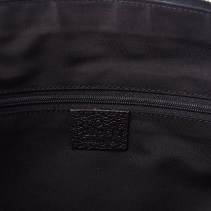 Gucci Monogram Medium Abbey Tote Dark Brown 12 of 14