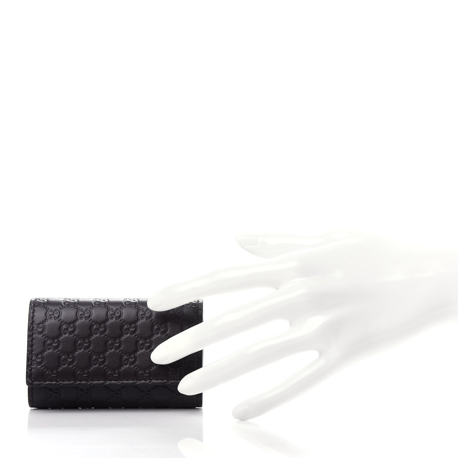 Gucci Microguccissima 6 Key Holder Case Testa di Moro 2 of 8