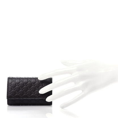 Gucci Microguccissima 6 Key Holder Case Testa di Moro 2 of 8
