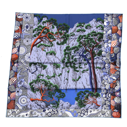 Hermes Silk Sieste Au Paradis Scarf 90 1 of 3