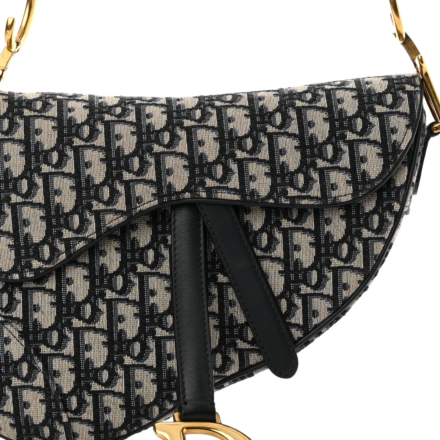 Oblique Saddle Bag Blue