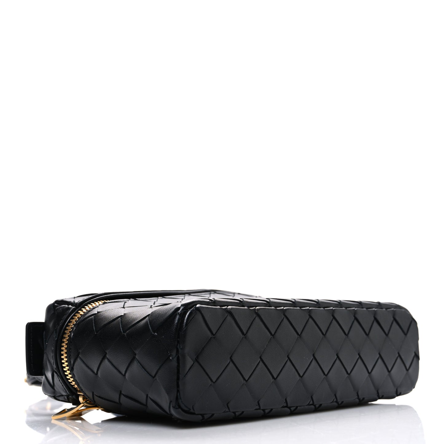 Calfskin Intrecciato Bang Bang Vanity Case Black