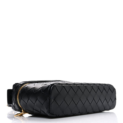 Bottega Veneta Calfskin Intrecciato Bang Bang Vanity Case Black 4 of 11