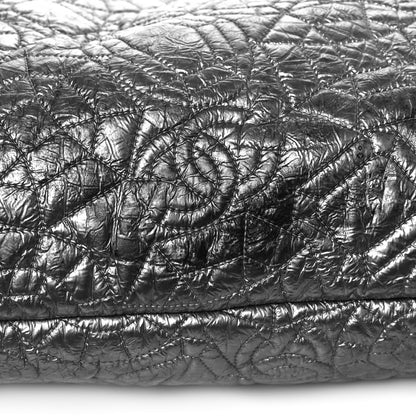 Chanel Vinyl Graphic Edge Tote Silver 13 of 13