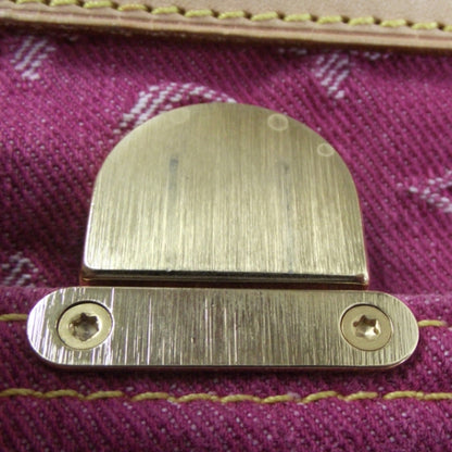 Louis Vuitton Denim Baggy GM Fuchsia 10 of 12