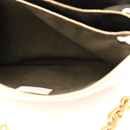 Louis Vuitton Lambskin Embossed Monogram Coussin PM Cream 7 of 10