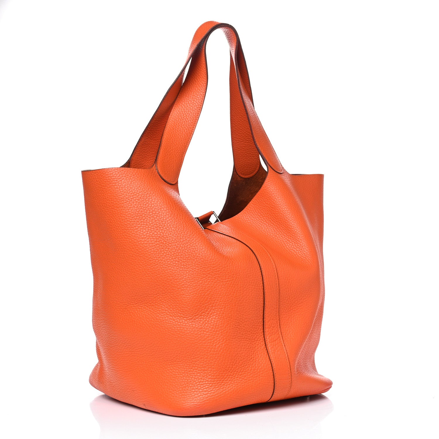 Hermes Taurillon Clemence Picotin TGM Orange 2 of 9