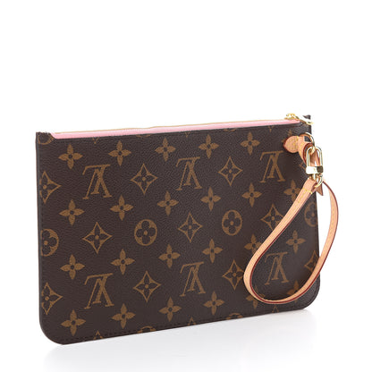 Louis Vuitton Monogram Neverfull MM GM Pochette Sugar Pink 2 of 5