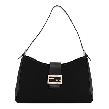 Fendi Neoprene Shoulder Bag Black 1 of 16