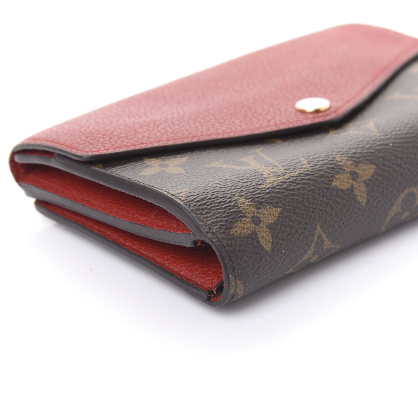 Monogram Pallas Compact Wallet Cherry