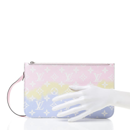 Louis Vuitton Monogram Escale Neverfull MM GM Pochette Pastel 2 of 8