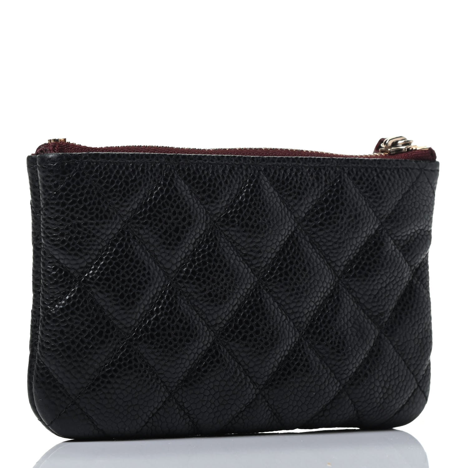 Chanel Caviar Quilted Small Cosmetic Case Black 3 of 7