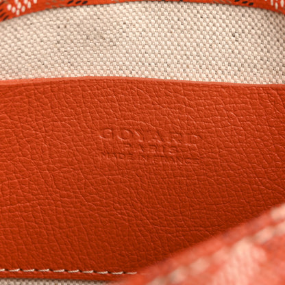 Goyard Goyardine Plumet Wallet Clutch Orange 6 of 9