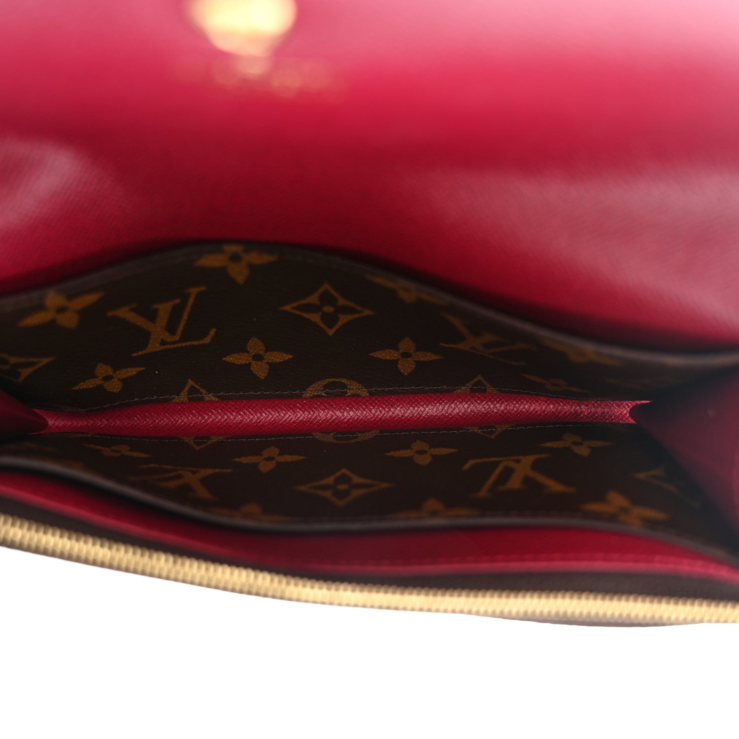 Louis Vuitton Monogram Emilie Wallet Fuchsia 5 of 8