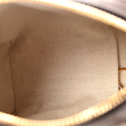 Gucci GG Supreme Monogram Textured Dollar Calfskin Web Super Mini Ophidia Top Handle Bowler Bag Beige Ebony New Acero 5 of 10