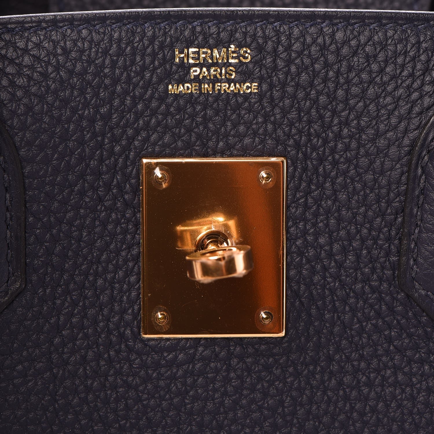 Hermes Togo Birkin 30 Bleu Nuit 20 of 33