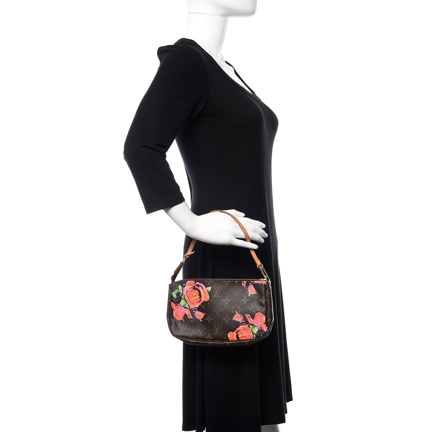 Louis Vuitton Monogram Roses Pochette Accessories 2 of 10