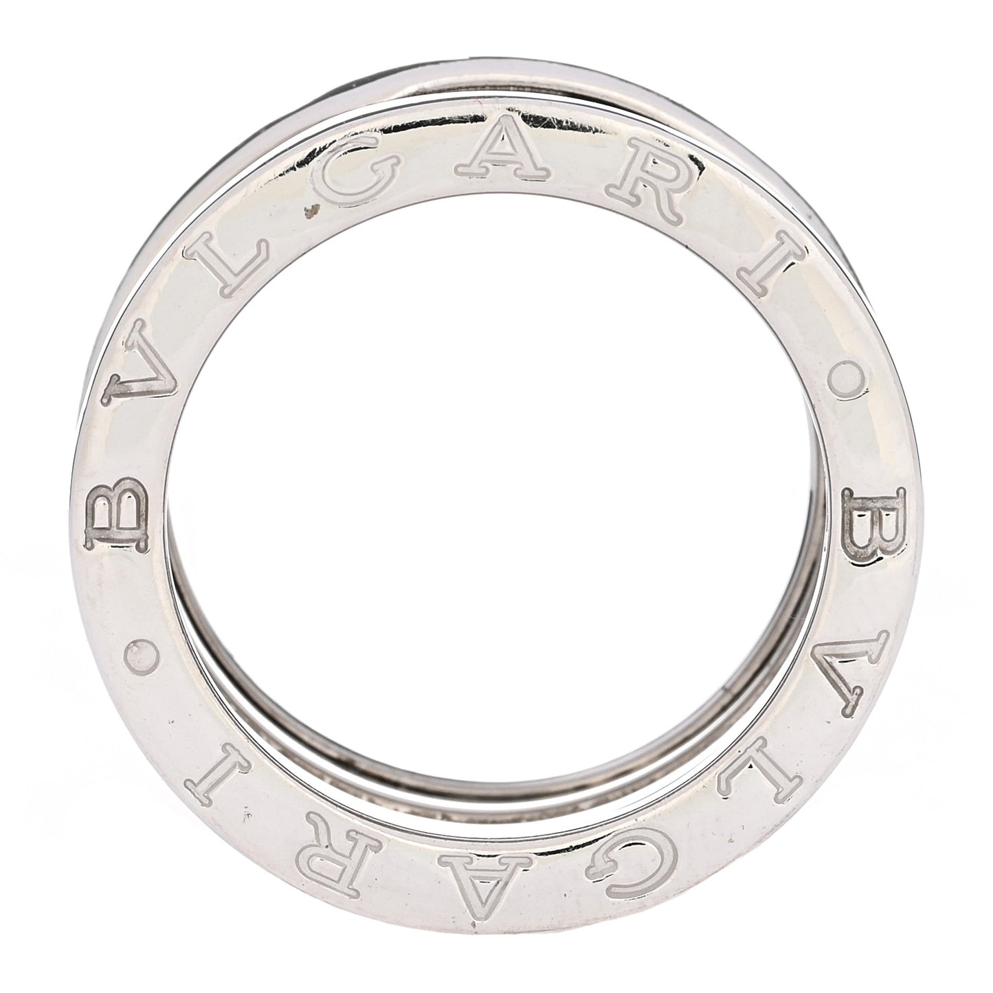 18K White Gold B.Zero1 Three-Band Ring 52 6