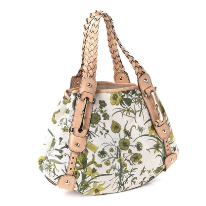 Gucci Canvas Small Floral Flora Pelham Shoulder Bag Beige 3 of 12