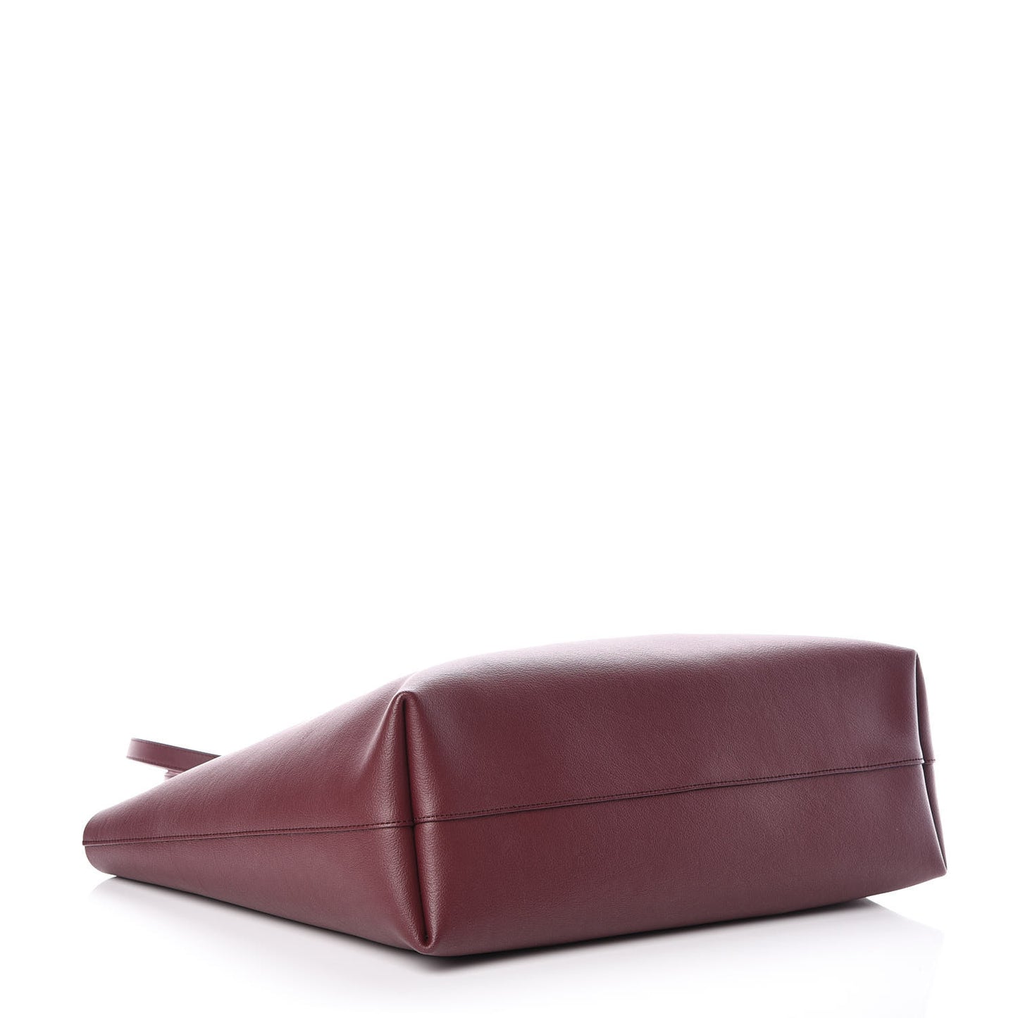 Calfskin Large Shopping Tote Deep Carmin