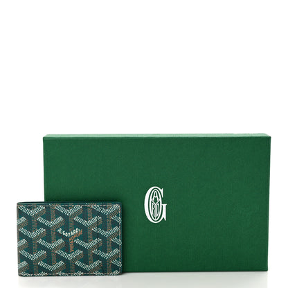 Goyard Goyardine Bi-Fold Victoire PM Wallet Green 7 of 9