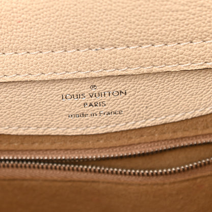 Louis Vuitton Cuir Plume Cuir Ecume Very Hobo Sesame Creme 6 of 10