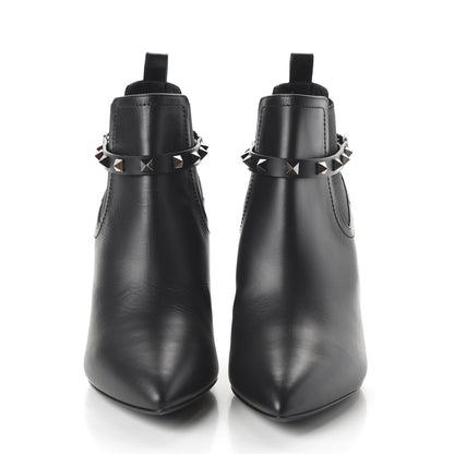 Valentino Garavani Calfskin Rockstud Chelsea 85mm Ankle Boots 39 Black 2 of 9