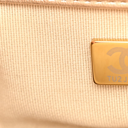 Chanel Metallic Lambskin Quilted Medium Chanel 19 Flap Gold 7 of 12