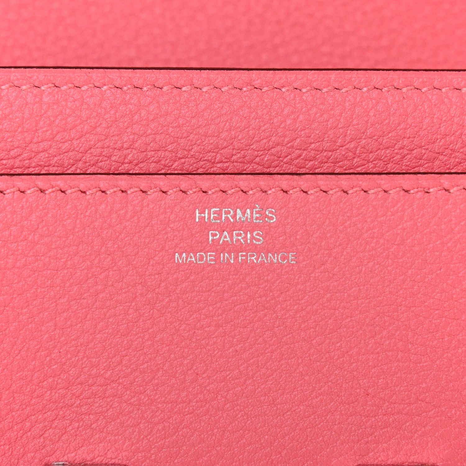 Hermes Evercolor Constance Long Wallet Rose Azalee 6 of 7