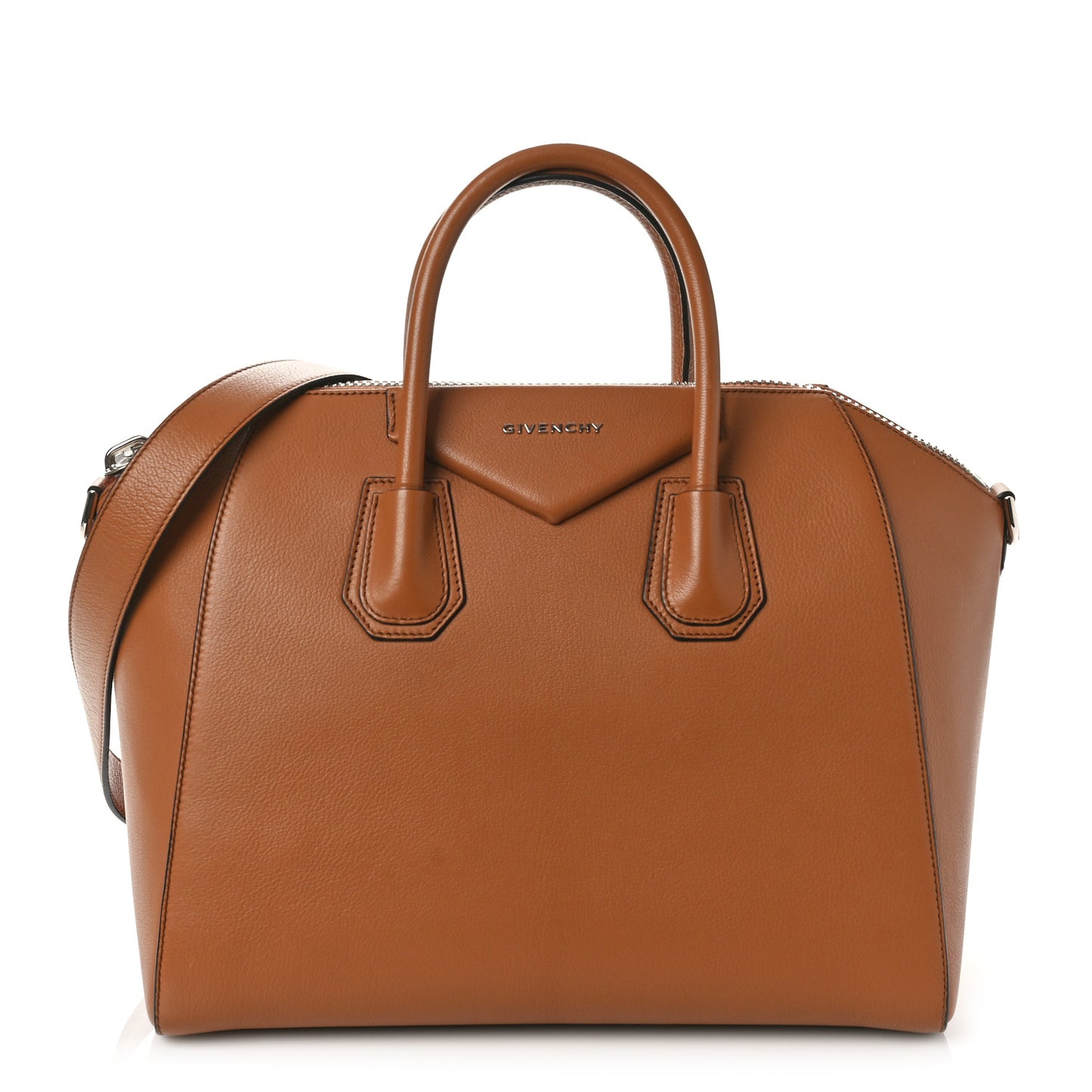 Sugar Goatskin Medium Antigona Cognac