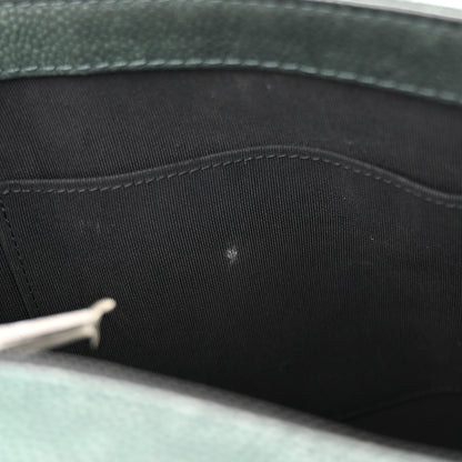 Chanel Iridescent Caviar Quilted Large Boy Flap Dark Green 12 of 14