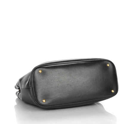 Gucci Textured Calfskin Large Bright Bit Tote Black 4 of 9