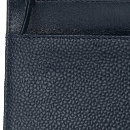 Chanel Caviar Timeless CC Wallet On Chain WOC Dark Blue 11 of 12