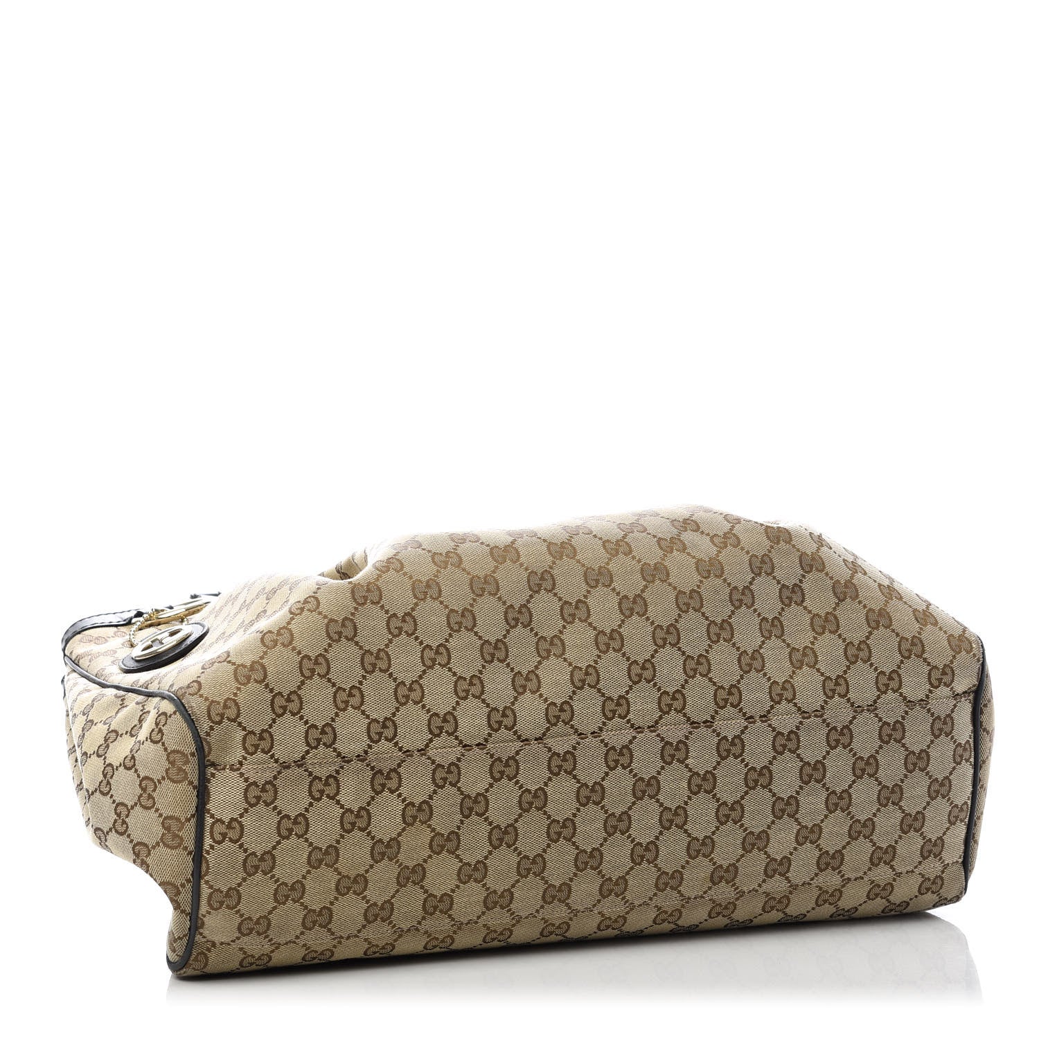 Gucci Monogram Large Sukey Tote Beige Ebony Black 4 of 9