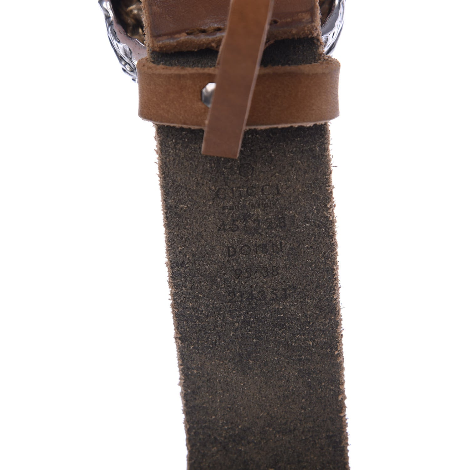 Gucci Calfskin Braided Dionysus Belt 95 38 Cuir 5 of 5