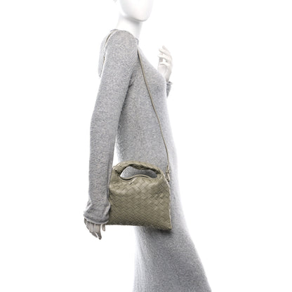 Bottega Veneta Calfskin Intrecciato Mini Hop Travertine 3 of 10