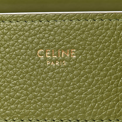 Celine Drummed Calfskin Micro Luggage Light Khaki 6 of 15