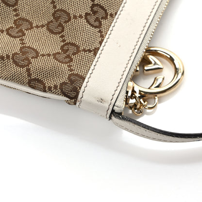 Gucci Monogram GG Heart Charm Crossbody Pochette White 14 of 14
