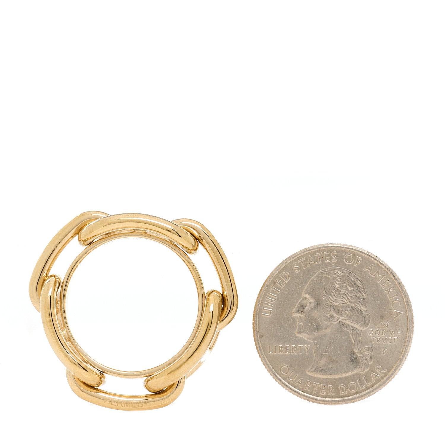 Hermes Permabrass Regate Scarf Ring 2 of 4