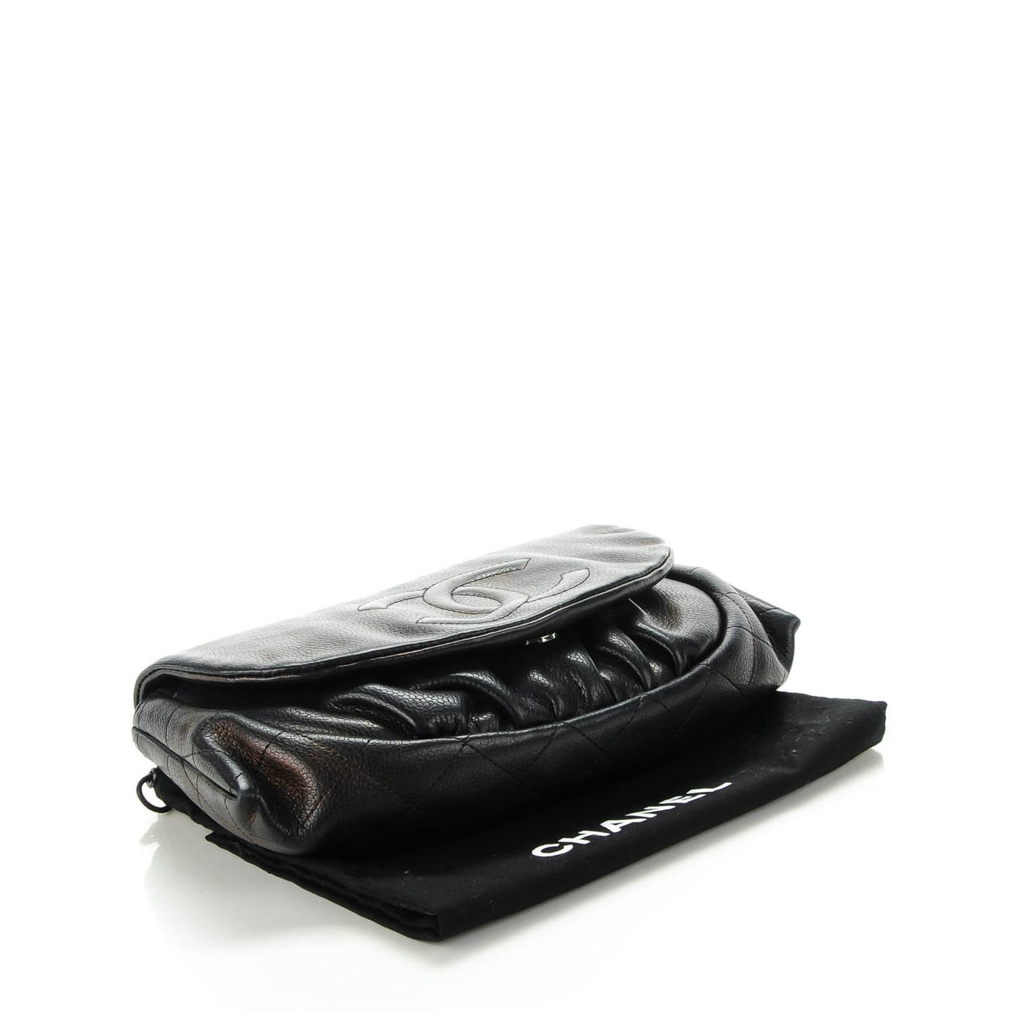 Caviar Half Moon Wallet On Chain WOC Black