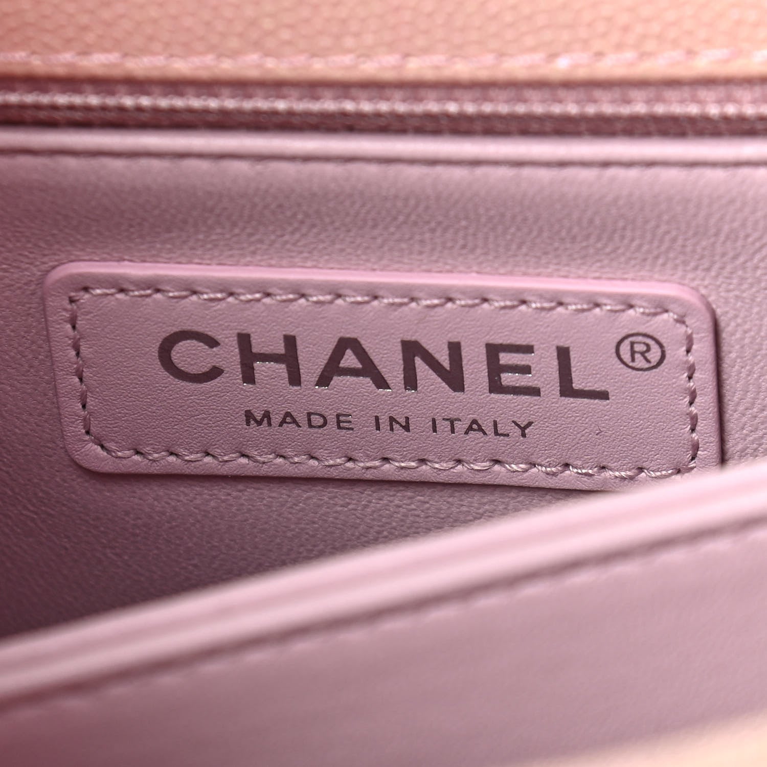 Chanel Iridescent Caviar Quilted Mini Coco Handle Flap Pink 6 of 9