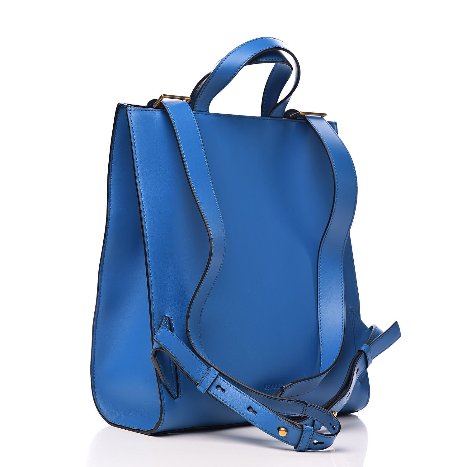 Versace Vitello Tribute X Backpack Blue 3 of 9